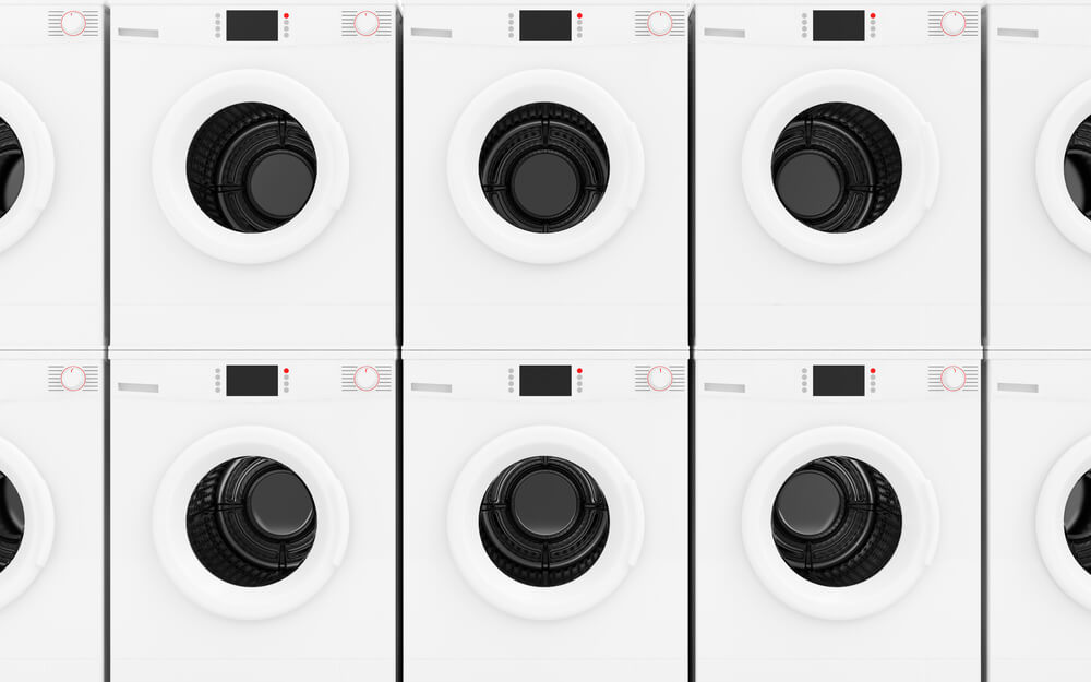stackable laundry machines